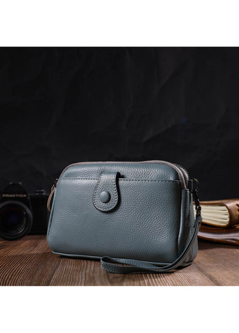 Жіночий шкіряний клатч 19х12х7 см Vintage (260170548)