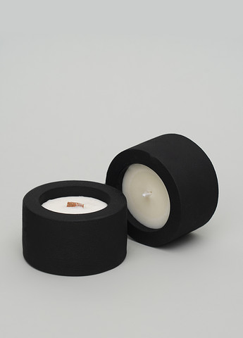 Свеча с ароматом белые цветы и сирень для надписи ваших пожеланий с деревянным потрескивающим фитилем Svich Shop (260264693)