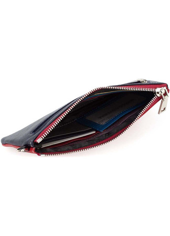 Тонкий шкіряний жіночий гаманець із зап'ястним ремінцем на блискавці 20,5х10,5 Marco Coverna (260176546)