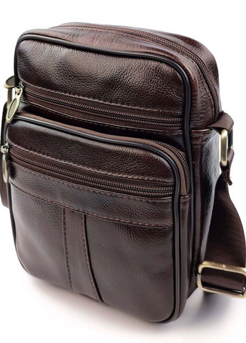 Компактна шкіряна сумка чоловіча AN-205 16,5x21x7-8 JZ (260176606)