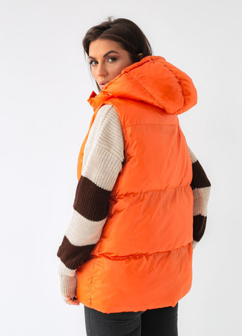 Теплий жилет на синтепоні з капюшоном Pick-Up (260214240)