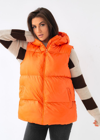 Теплий жилет на синтепоні з капюшоном Pick-Up (260214240)