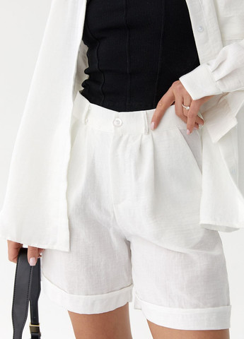 Женский костюм хлопковый с рубашкой и шортами Lurex (260215830)