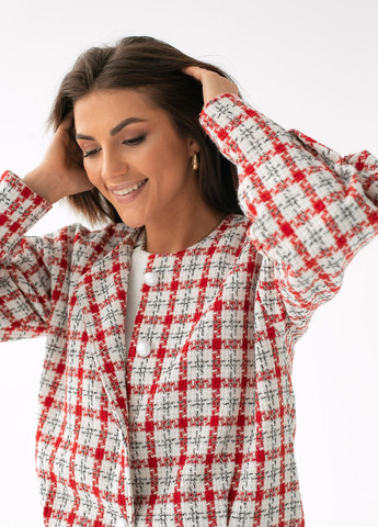 Жіночий костюм у клітку в стилі Шанель Sobe (260213822)