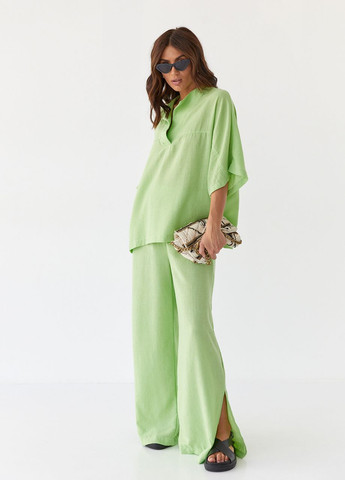 Жіночий бавовняний костюм вільного крою PERRY (260214658)