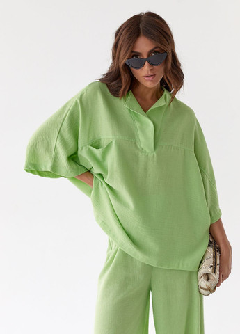 Жіночий бавовняний костюм вільного крою PERRY (260214658)