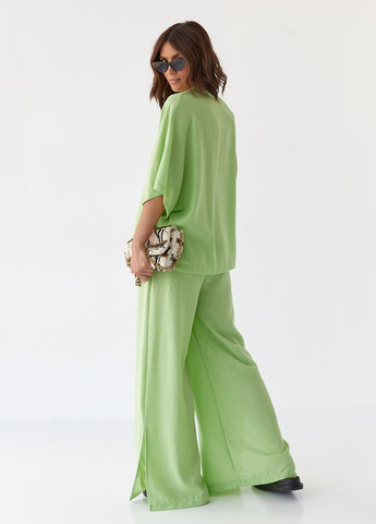 Жіночий бавовняний костюм вільного крою PERRY (260214658)