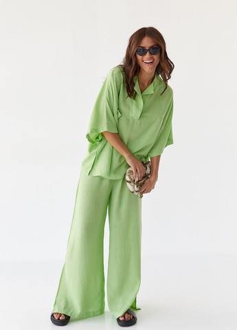 Жіночий бавовняний костюм вільного крою PERRY (260214658)