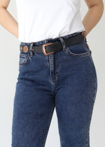 Джинсы женские темно-синие вареные МОМ с высокой посадкой MOM Cracpot - (260194235)