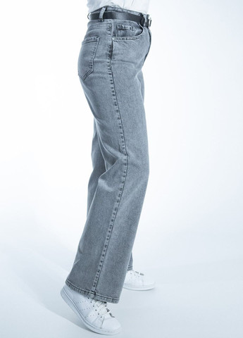 Джинсы женские серые вареные Палаццо John Richone - (260194233)