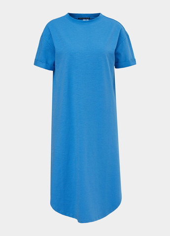 Синее кэжуал платье S.Oliver с абстрактным узором