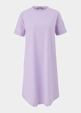 Фиолетовое кэжуал платье S.Oliver с абстрактным узором