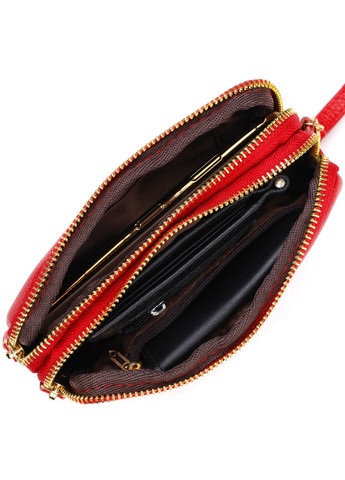 Шкіряний клатч жіночий 17х9х4,5 см Vintage (260192333)