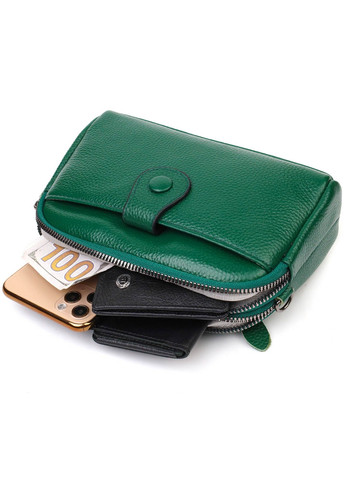 Кожаный клатч женский 19х12х7 см Vintage (260191435)