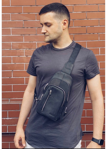 Сумка мужская кожаная 17х31х8 см Newery (260192255)