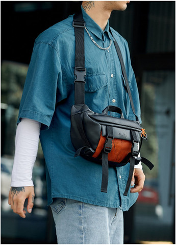 Сумка бананка чоловіча поясна 38х21 см Sambag (260192527)