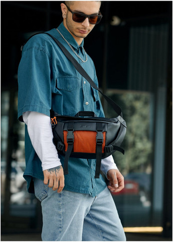 Сумка бананка чоловіча поясна 38х21 см Sambag (260192527)