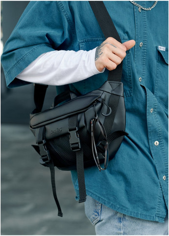 Сумка бананка чоловіча поясна 38х21 см Sambag (260191766)