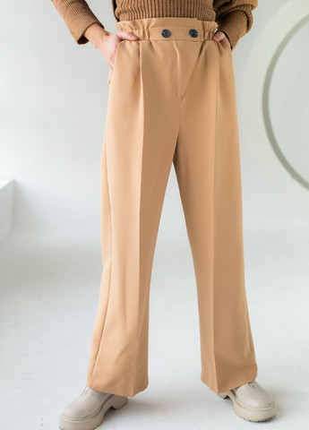 Вільні штани прямого крою на резинці PERRY (260196977)