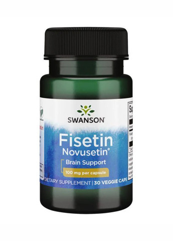 Fisetin Novusetin 100mg - 30caps для підтримки роботи мозку Swanson (260196329)