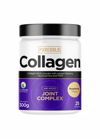 Collagen Joint Complex - 300g Raspberry Pure Gold Protein (260196350)