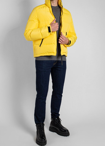 Жовта демісезонна куртка Trussardi