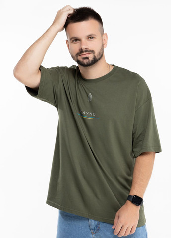 Хаки (оливковая) футболка Demos