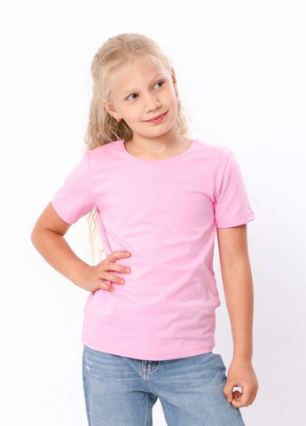 Рожева літня футболка для дівчинки рожевий носи своє (6021-036-5-v0) Носи своє
