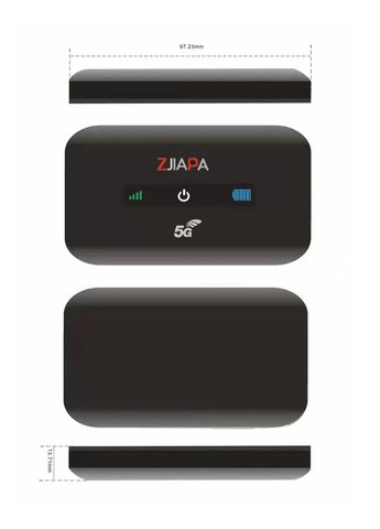 4G LTE WiFi роутер Zjiapa A8 PLUS швидкість до 300 Мбіт/с Lemfo (260264631)