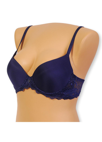 Синий бюстгальтер с push-up Leilieve с косточками