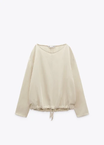 Бежева блуза Zara