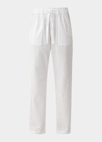 Белые кэжуал летние брюки S.Oliver