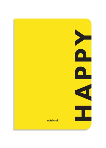 Блокнот "Happy" жовтий Orner - (260335901)