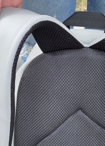 Женский городской рюкзак подростковый в экокоже, классический цвет серый No Brand City (260267412)