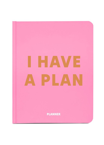 Блокнот для планирования "I HAVE A PLAN" розовый Orner - (260335839)