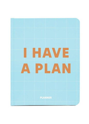 Блокнот для планирования "I HAVE A PLAN" бирюзовый Orner - (260335863)