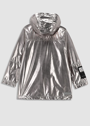 Серебряная демисезонная куртка Coccodrillo