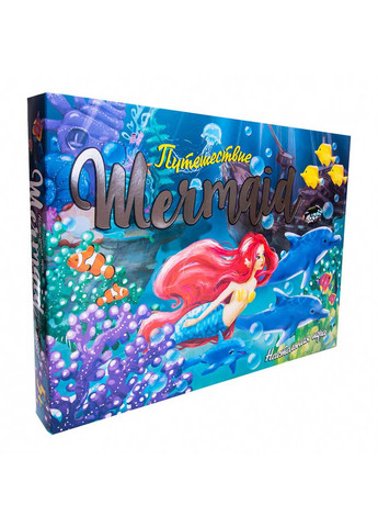 Настольная Игра-бродилка "Путешествие Mermaid" Strateg (260268252)