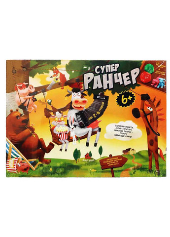 Дитяча настільна гра "Супер Ранчер" Danko Toys (260268482)