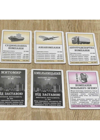 Настольная игра "Монополіяаїна" Artos Games (260268665)