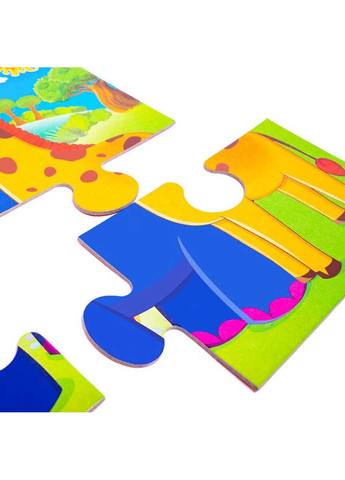 Гра настільна Зоосвіт 3 в 1 Vladi toys (260269042)