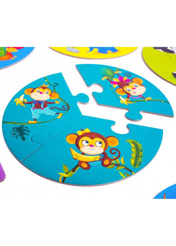 Гра настільна Зоосвіт 3 в 1 Vladi toys (260269042)