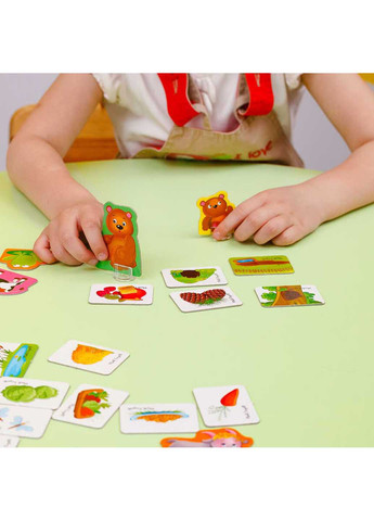 Настільна гра в асоціації "У лісі та на фермі" Vladi toys (260268116)