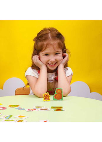 Настільна гра в асоціації "У лісі та на фермі" Vladi toys (260268116)