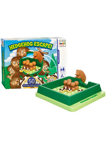 Настольная логическая игра "Hedgehog Escape" ! Ah!Ha Догони Ежа Eureka (260268037)