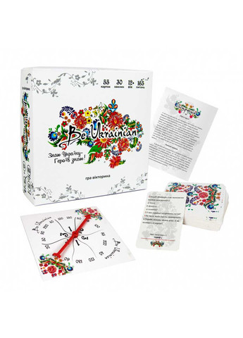 Настільна гра вікторина "Be Ukrainian" Strateg (260268282)