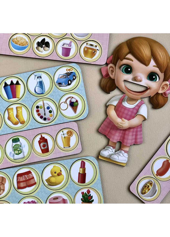 Деревянная настольная игра "Съедобное-несъедобное Ubumblebees (260269011)