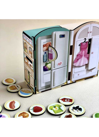 Деревянная настольная игра "Съедобное-несъедобное Ubumblebees (260269011)