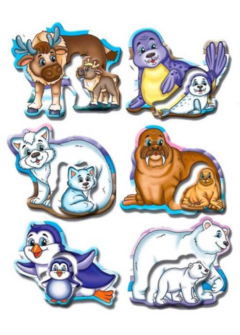 Гра Мами та малюки "Північні тварини" Энергия Плюс (260268848)