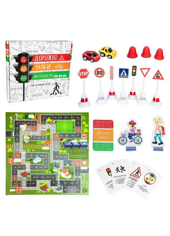 Настільна гра, що розвиває "Дорожні знаки" Strateg (260268260)